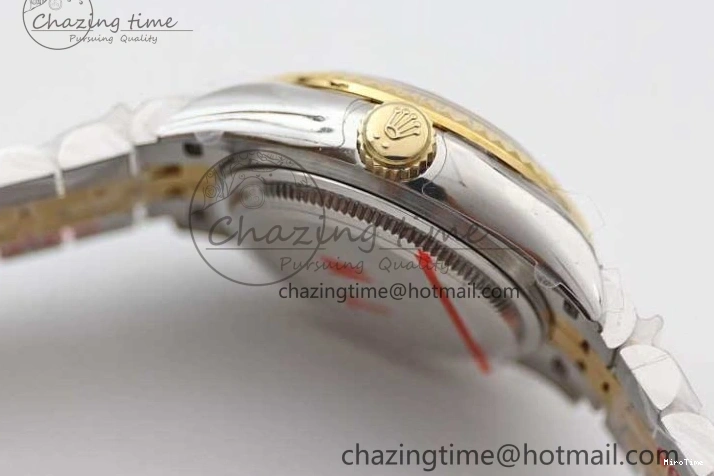 MiroTime 0420 Minimalist Datejust 28mm 279179 SS YG TWF Best Edition Gold Diamonds Markers Dial on SS YG Jubilee Bracelet NH 2141